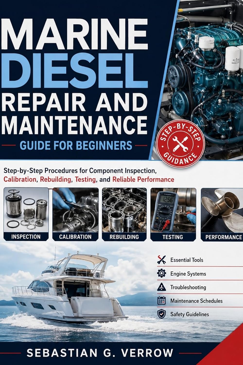 capítulo por capítulo baixar Marine Diesel Repair and Maintenance Guide for Beginners: Step-by-Step Procedures for Component Inspection, Calibration, Rebuilding, Testing, and Reliable Performance (English Edition)