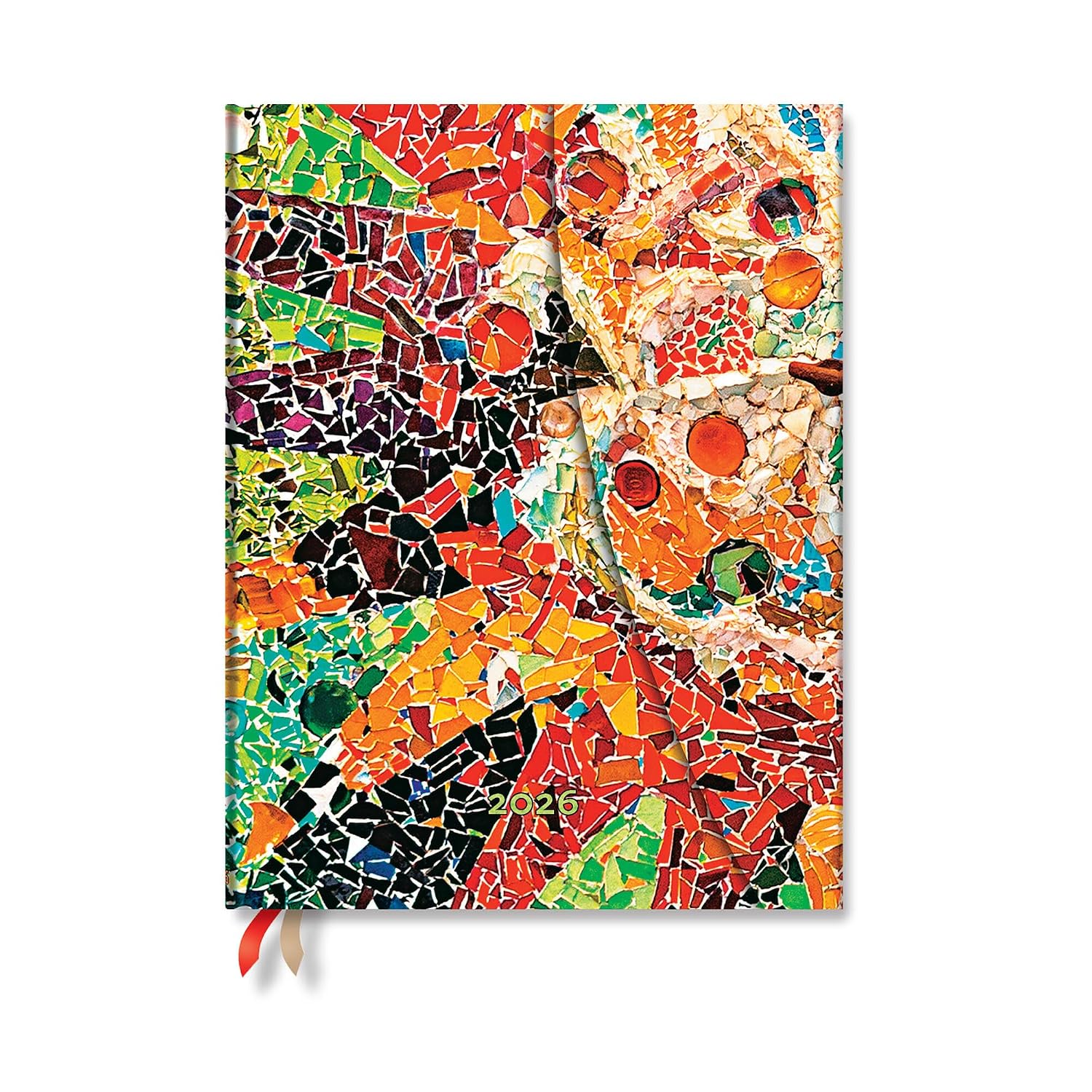 ler totalmente Paperblanks | 2026 Gaudi's Sun | Gaudi's Mosaics | 12-Month Planner | Ultra | Day-at-a-Time | Wrap | 416 Pg | 80 GSM