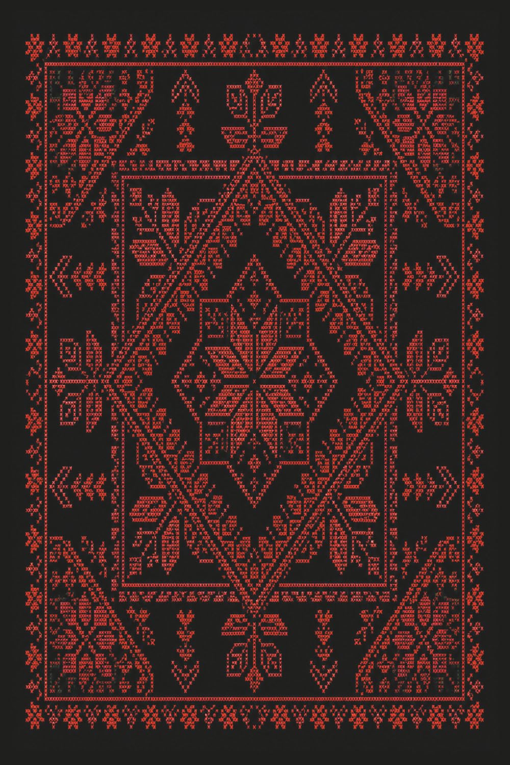Palestinian Tatreez Geometric Notebook: Traditional Embroidery Pattern Journal for Writing Notes Ideas and Everyday Use baixar livro de graça