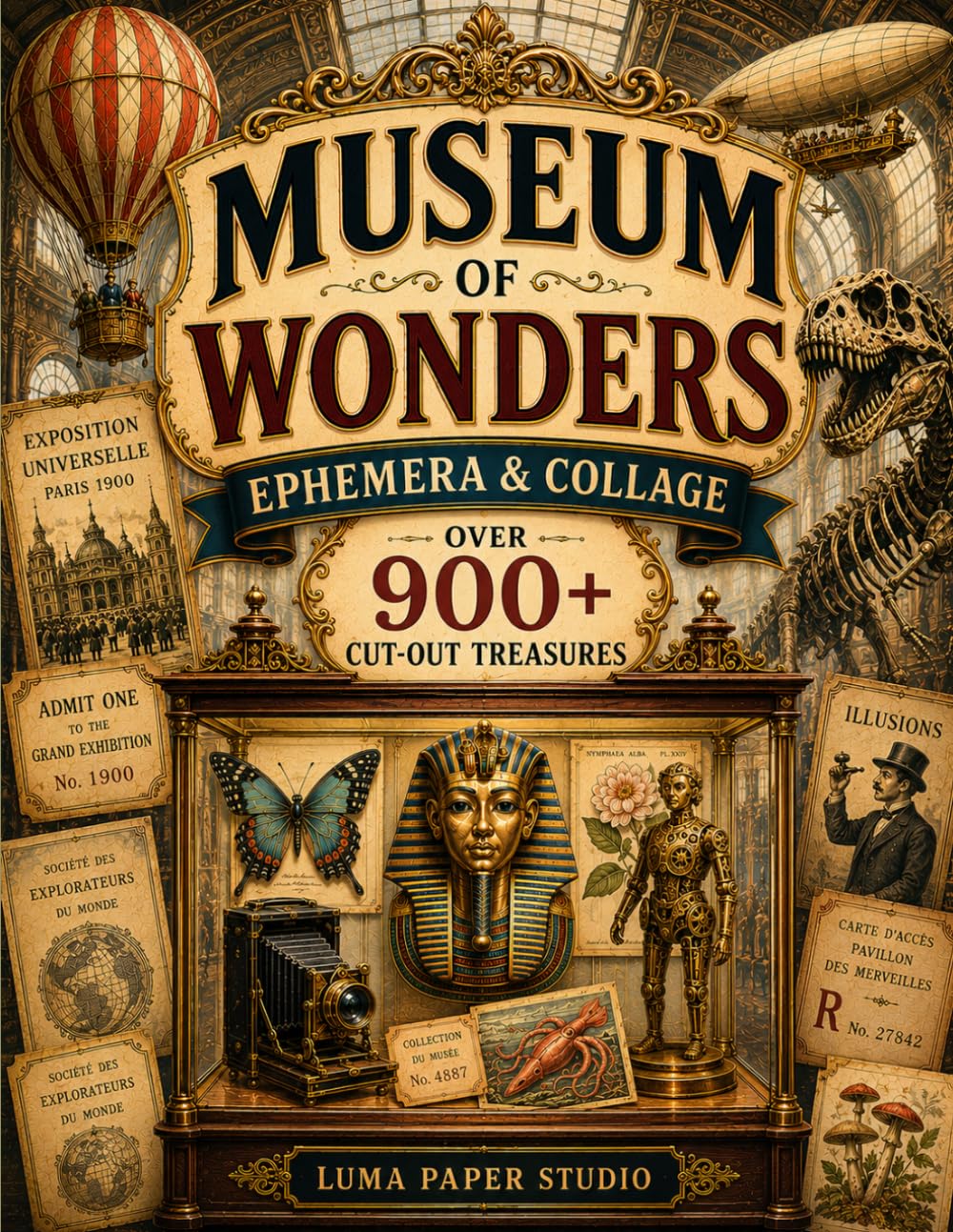 capítulo por capítulo baixar Museum of Wonders Ephemera & Collage: 900 + Cut Out Treasures, Scientific Marvels & Vintage Curiosities (Luma Obscura)