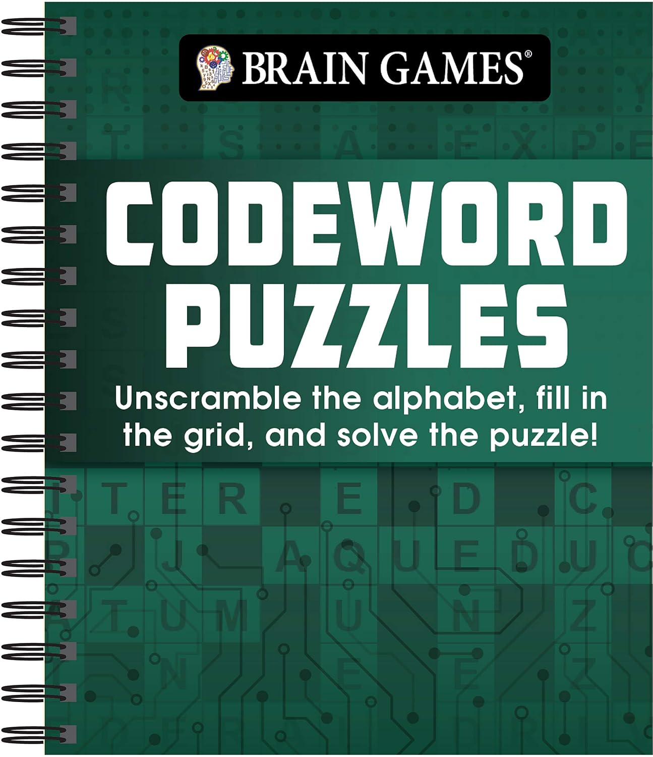 Brain Games - Codeword Puzzle: Unscramble the Alphabet, Fill in the Grid, and Solve the Puzzle! baixar livro de graça