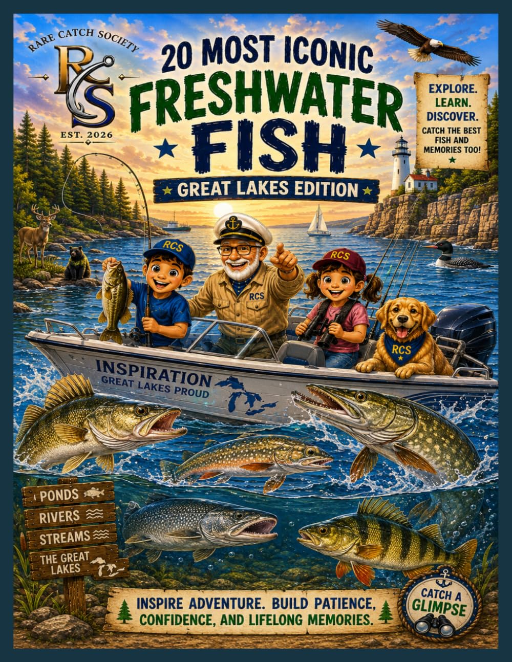 Great Lakes Fishing Adventure: 20 Most Iconic Fish of the Great Lakes baixar o livro de graça