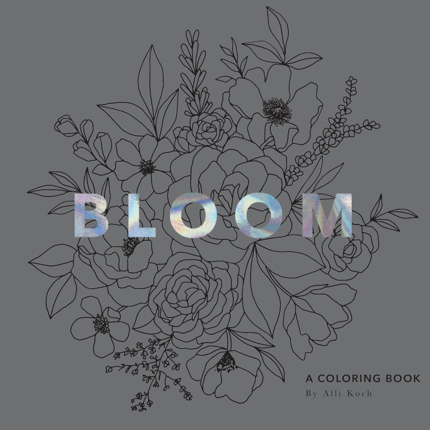 ler totalmente Bloom: A Flower Coloring Book