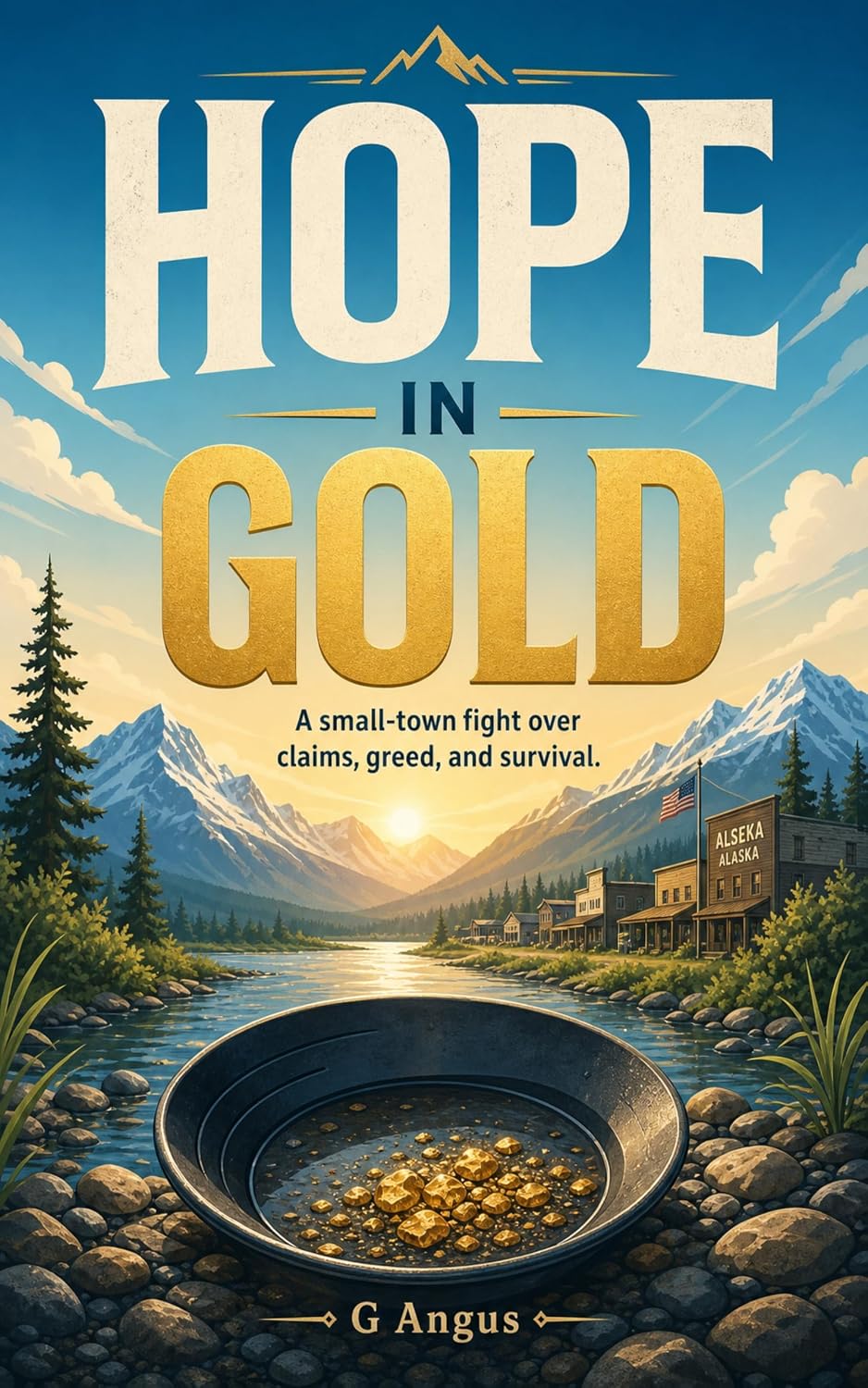 ler totalmente Hope in Gold: A small-town fight over claims, greed, and survival. (English Edition)