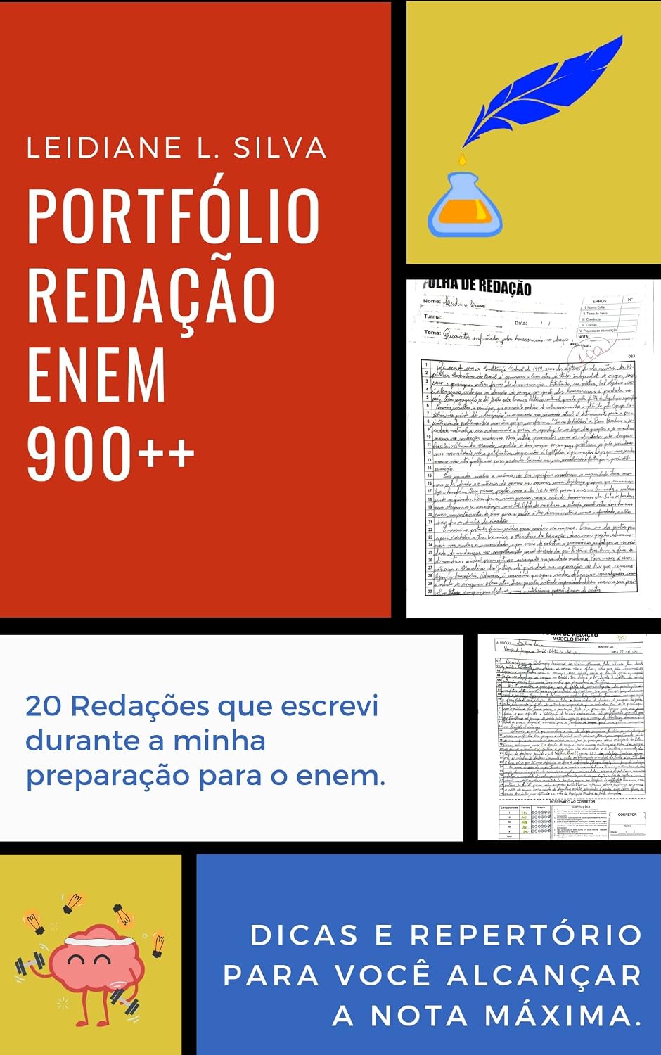 ler totalmente Portfólio de Redações ENEM 900++: Dicas e repertórios para você alcançar a nota máxima.