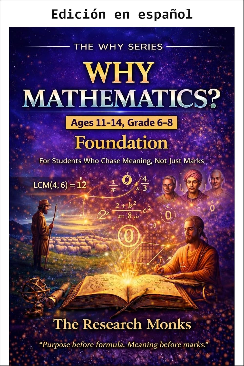 ¿Por qué matemáticas? (Edades 11-14, grados 6-8) (La serie Por qué: el propósito antes de la fórmula. El significado antes de las notas) (Spanish Edition) baixar o livro de graça