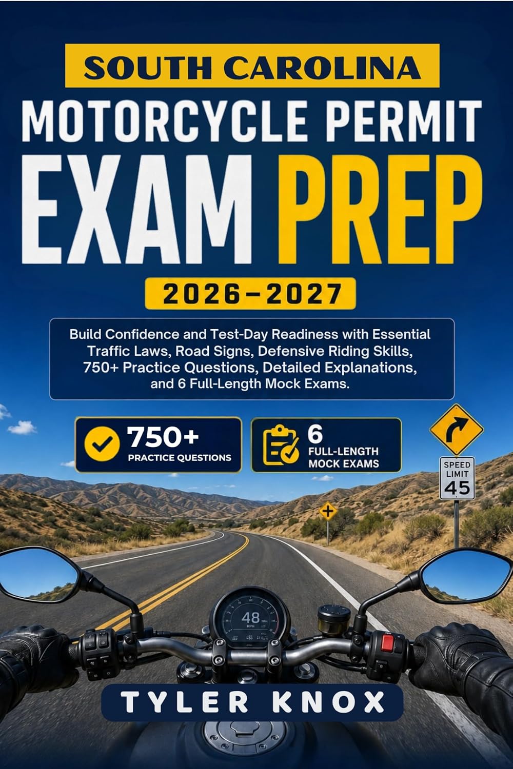 capítulo por capítulo baixar SOUTH CAROLINA MOTORCYCLE PERMIT EXAM PREP 2026–2027: Build Confidence and Test-Day Readiness with Essential Traffic Laws, Road Signs, Defensive Riding... 6 Full-Length Mock Exams. (English Edition)