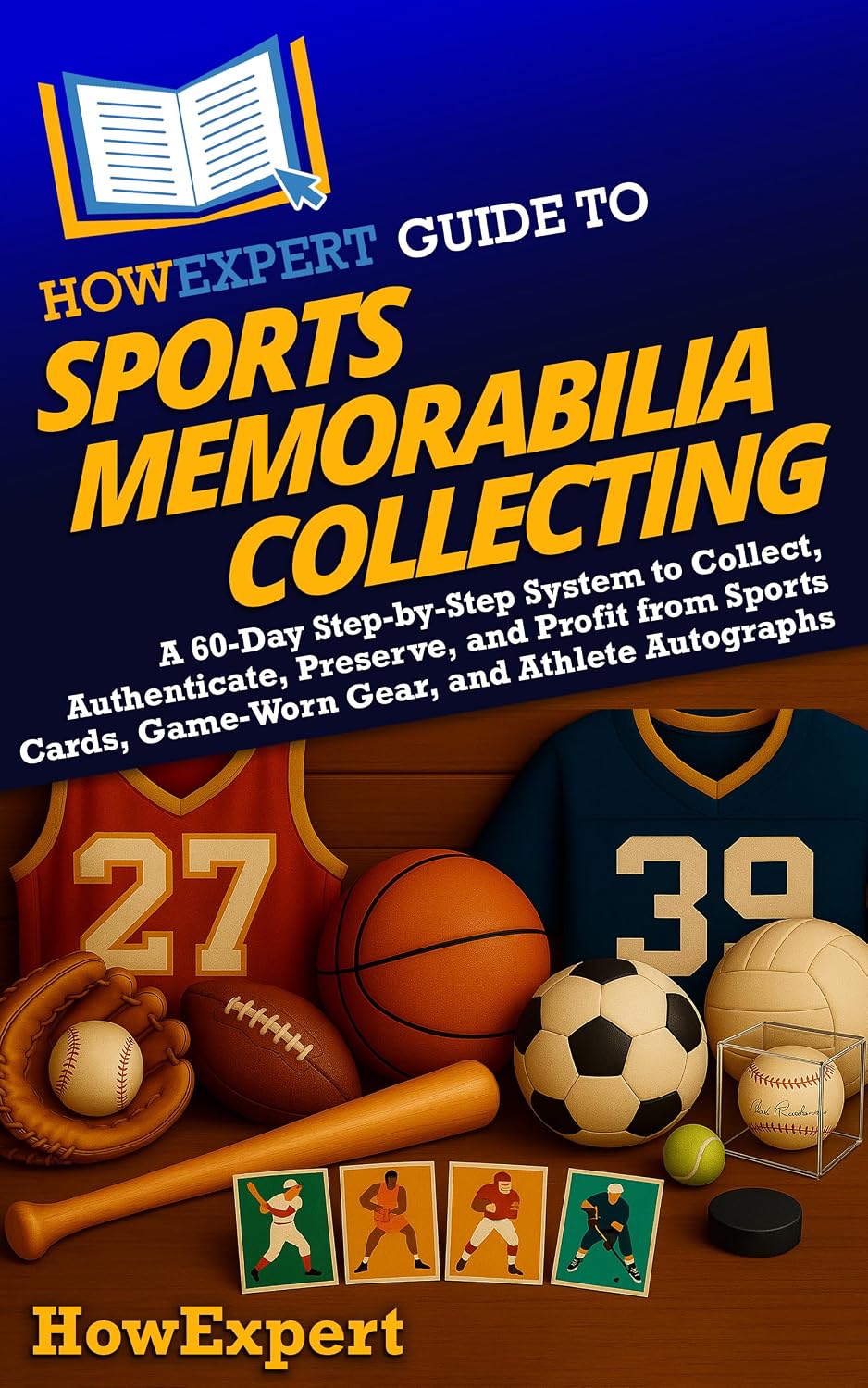 ler totalmente HowExpert Guide to Sports Memorabilia Collecting: A 60-Day Step-by-Step System to Collect, Authenticate, Preserve, and Profit from Sports Cards, Game-Worn... and Athlete Autographs (English Edition)