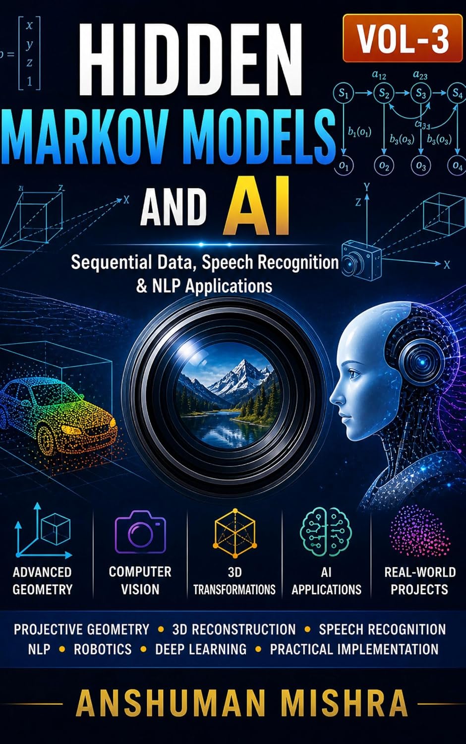 Hidden Markov Models and AI Sequential Data, Speech Recognition & NLP Applications VOL-3 (English Edition)