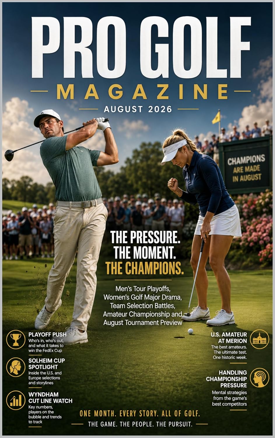 ler totalmente PRO GOLF MAGAZINE- AUGUST 2026: Men's Tour Playoffs, Women's Golf Major Drama, Team Selection Battles, Amateur Championship and August Tournament Preview (English Edition)