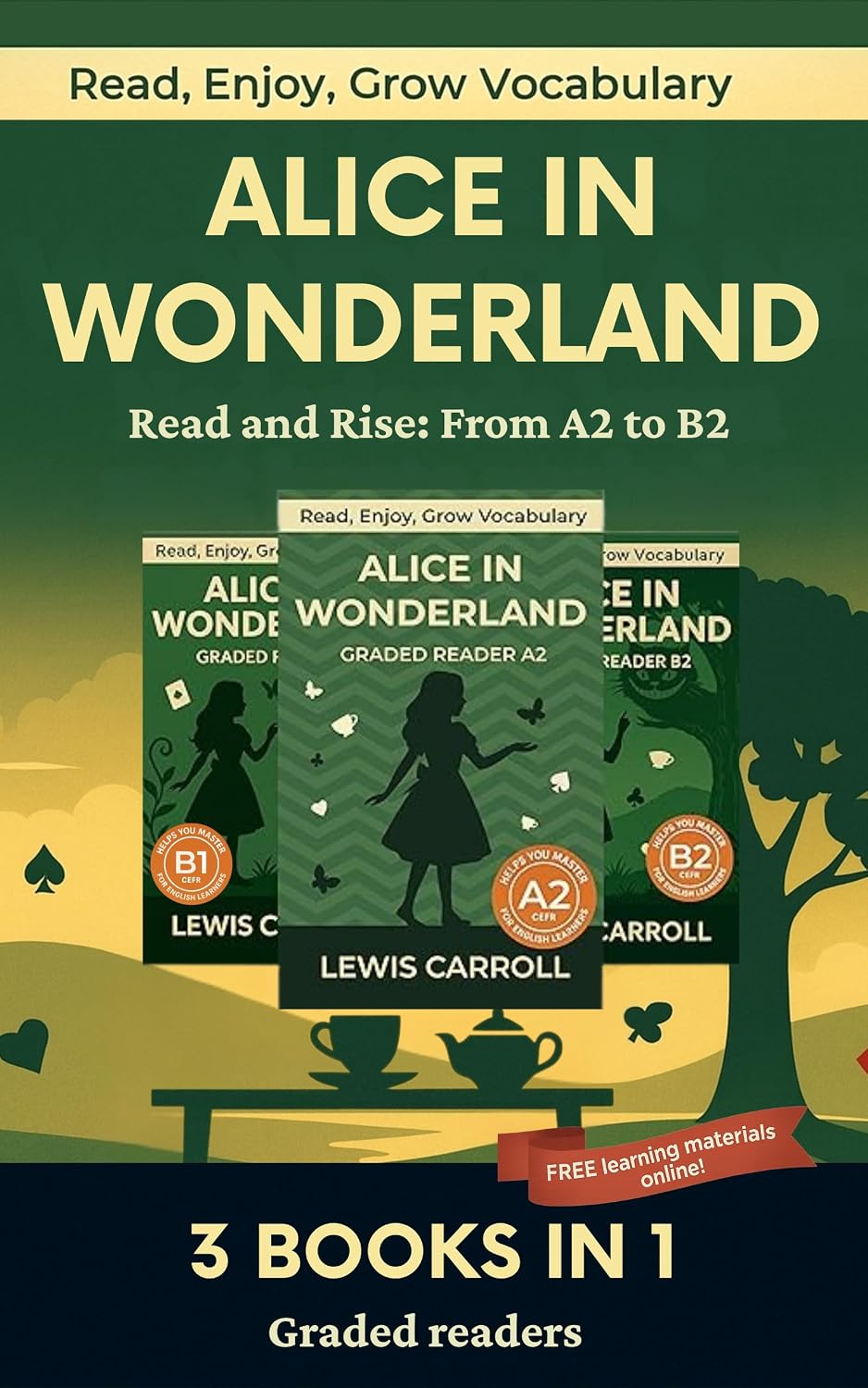 Alice In Wonderland - Read and Rise: A Progressive A2, B1 & B2 Graded Reader for English Learners (Alice In Wonderland: Read & Rise Book 4) (English Edition) baixar o livro de graça