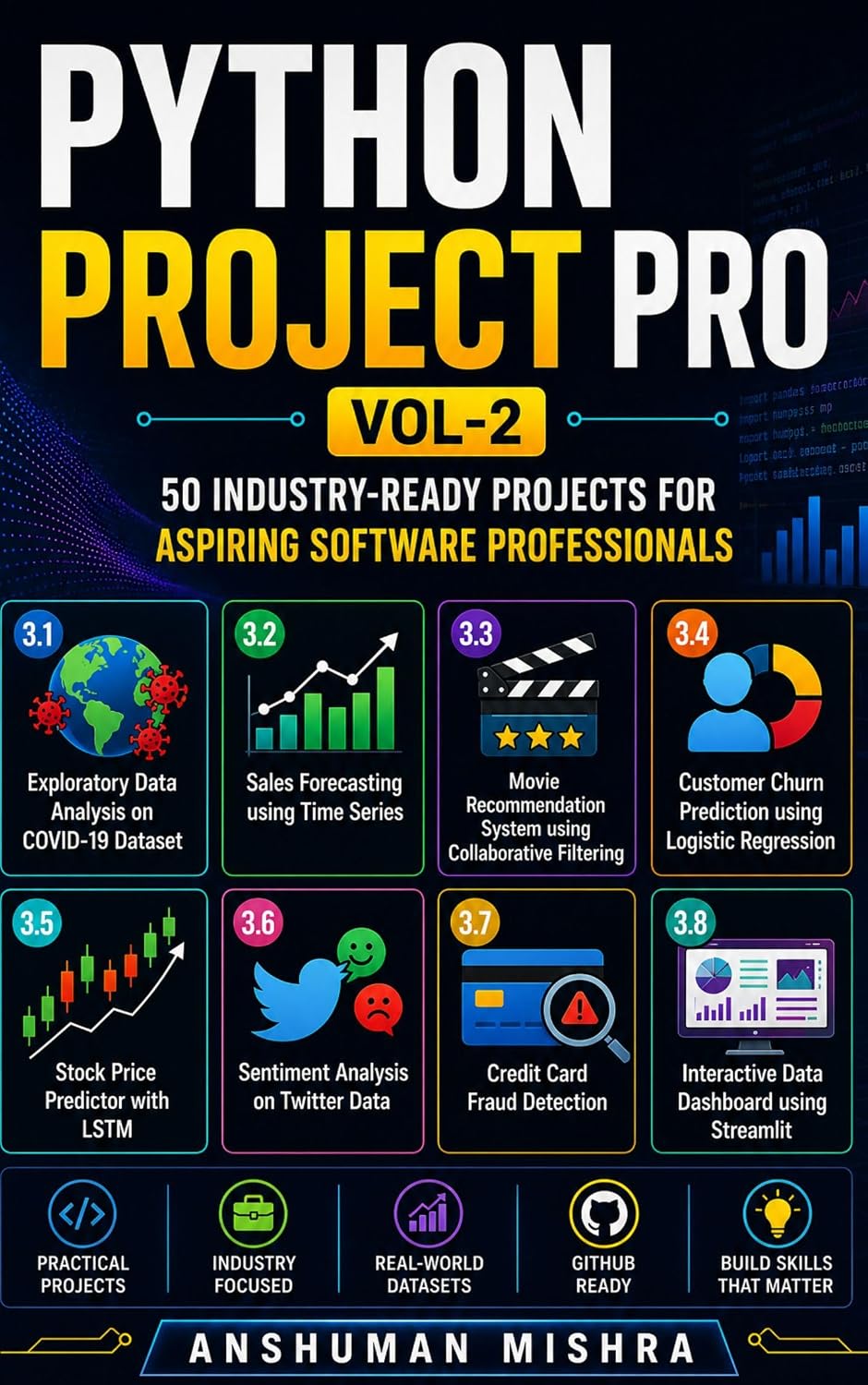 Python project pro VOL-2: 50 industry-ready projects for aspiring software professionals (English Edition) baixar o livro de graça