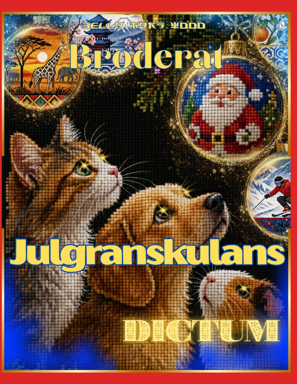 capítulo por capítulo baixar Broderat Julgranskulans Dictum: För älskare av julgranskulor, korsstygn och färgläggning året runt