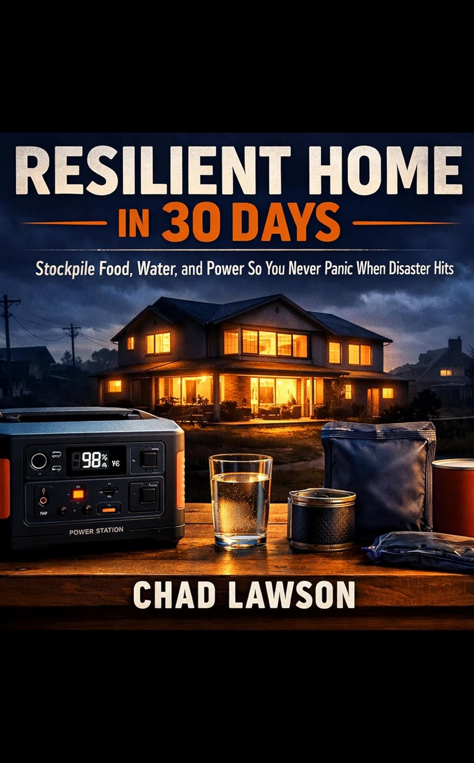 ler totalmente Resilient Home in 30 Days: Stockpile Food, Water, and Power So You Never Panic When Disaster Hits (English Edition)