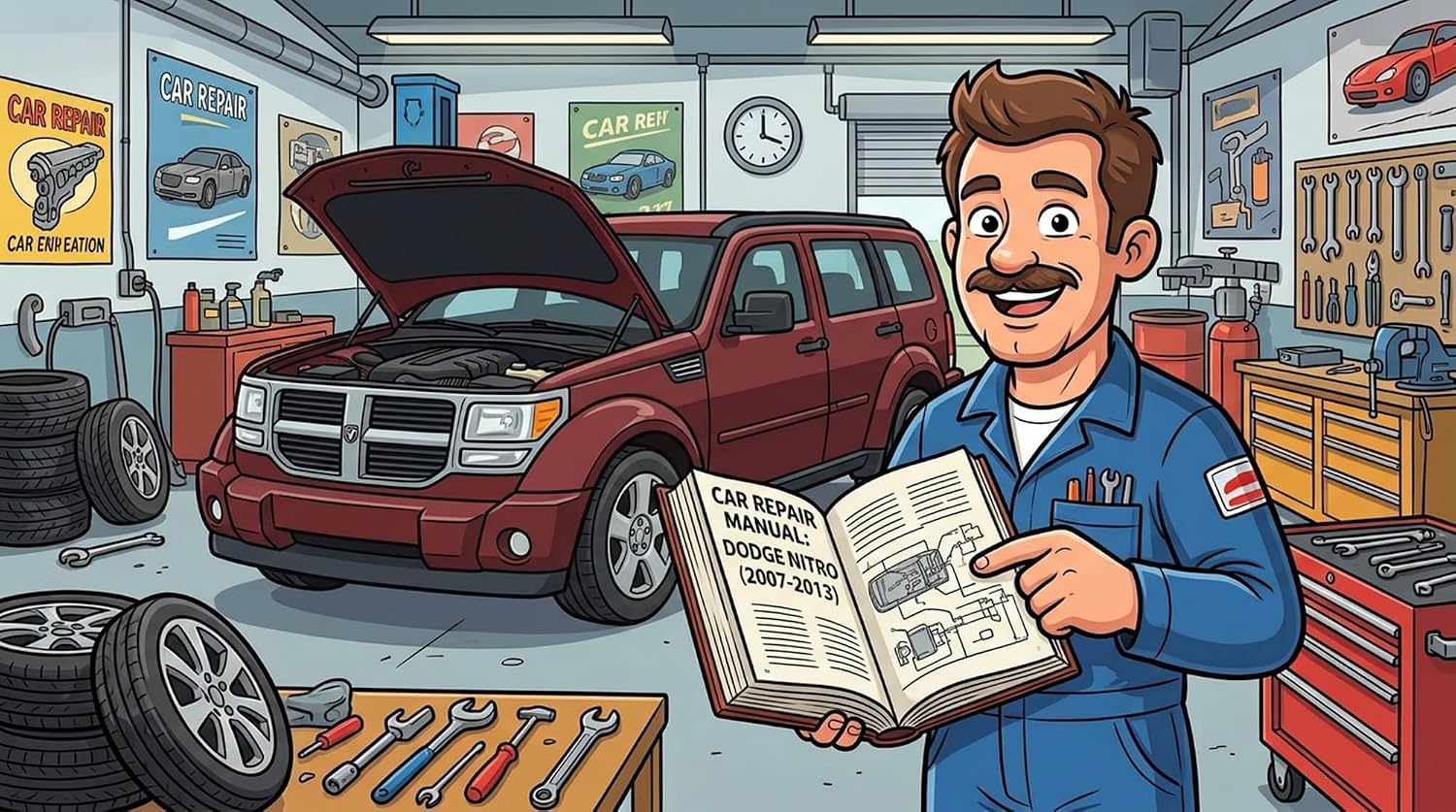 ler totalmente Dodge Nitro 2007-2013, Vehicle Repair Manual, Parts, Wiring, Workshop Book (English Edition)