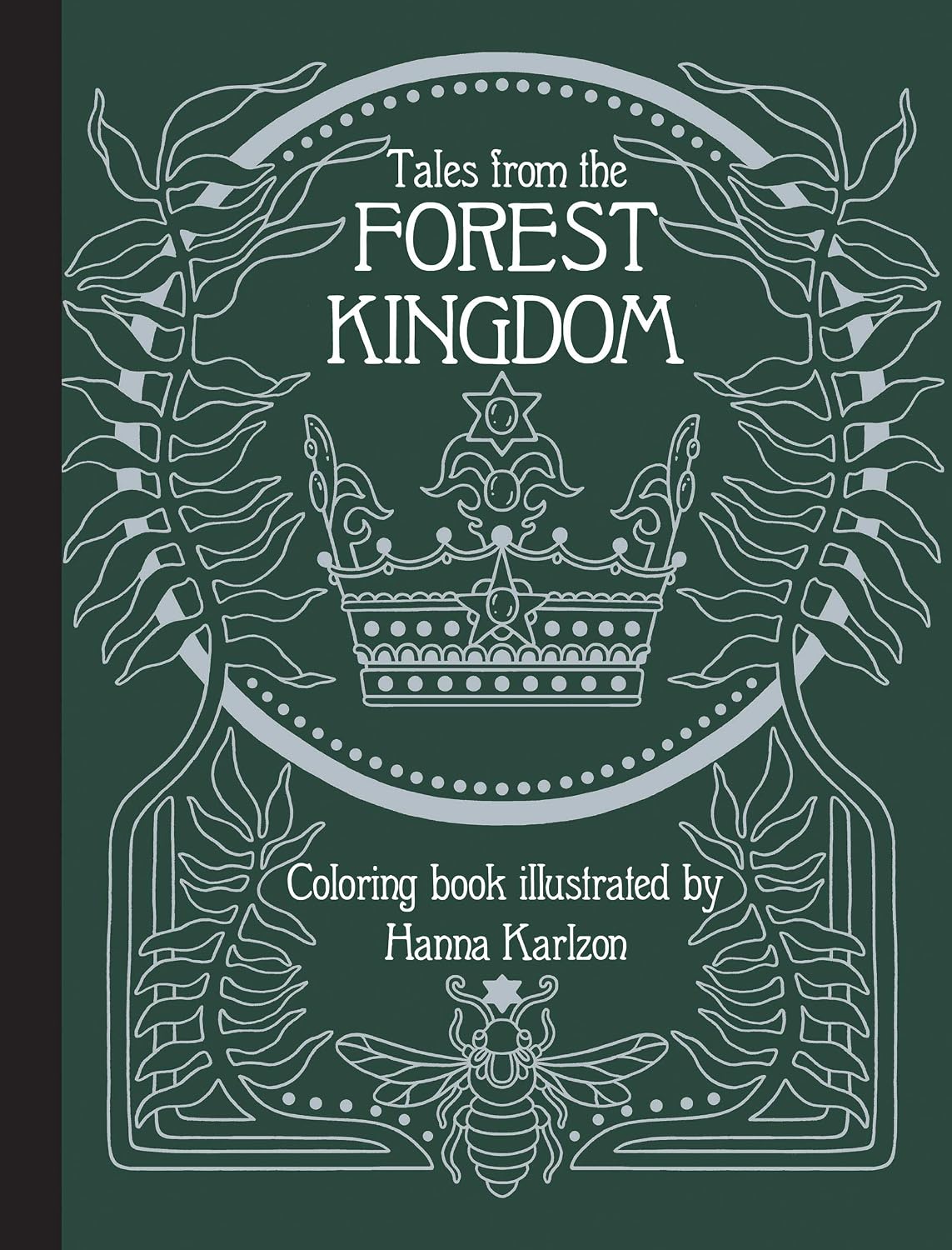 ler totalmente Tales from the Forest Kingdom Coloring Book: Hardcover Adult Coloring Book Featuring Thick, High-Quality Paper