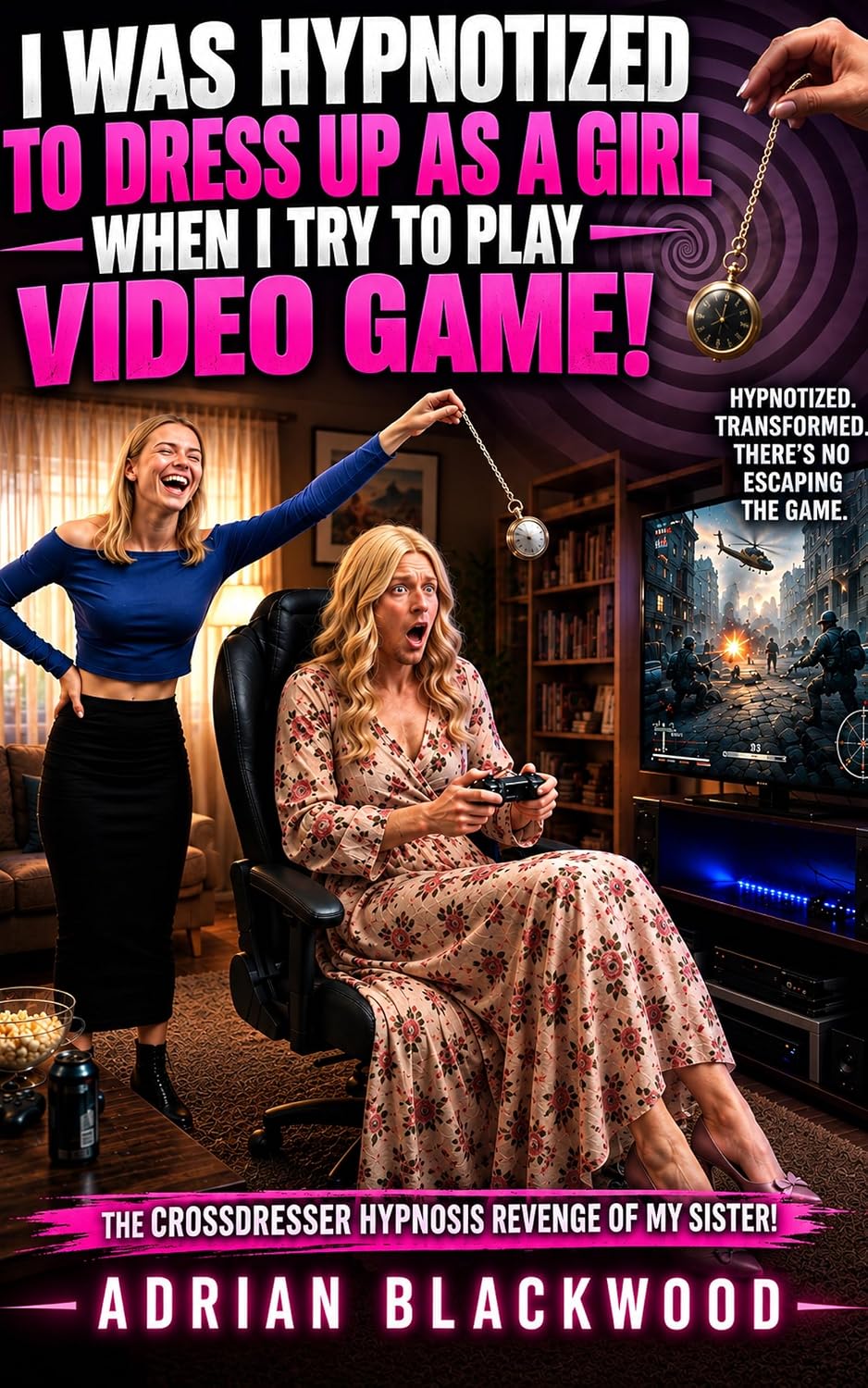 ler totalmente I WAS HYPNOTIZED INTO DRESSING AS A GIRL WHEN I TRIED TO PLAY VIDEO GAME!: THE CROSSDRESSER HYPNOSIS REVENGE OF MY SISTER! (English Edition)