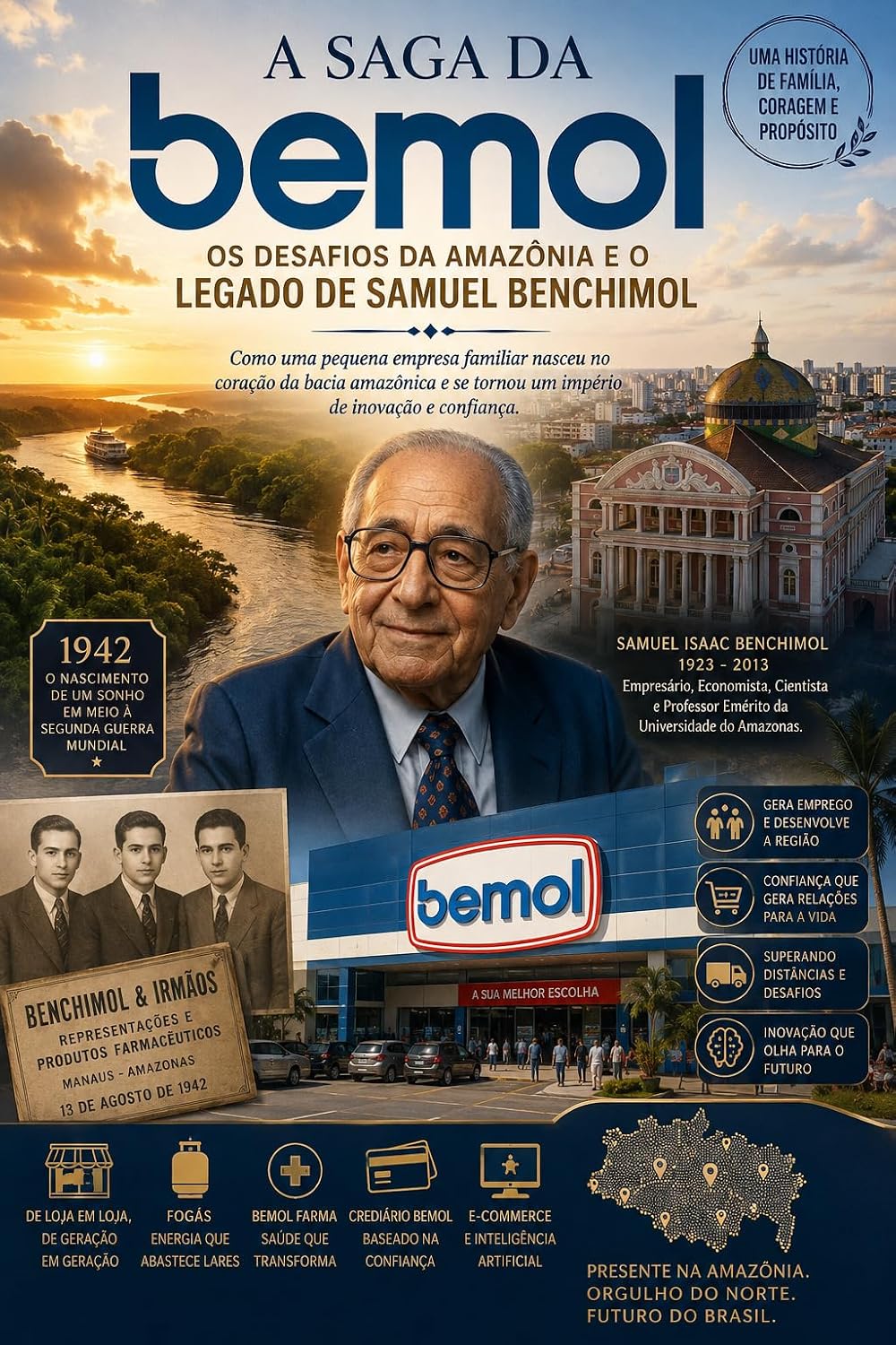A Saga da Bemol: Os Desafios da Amazônia e o Legado de Samuel Benchimol baixar livro de graça