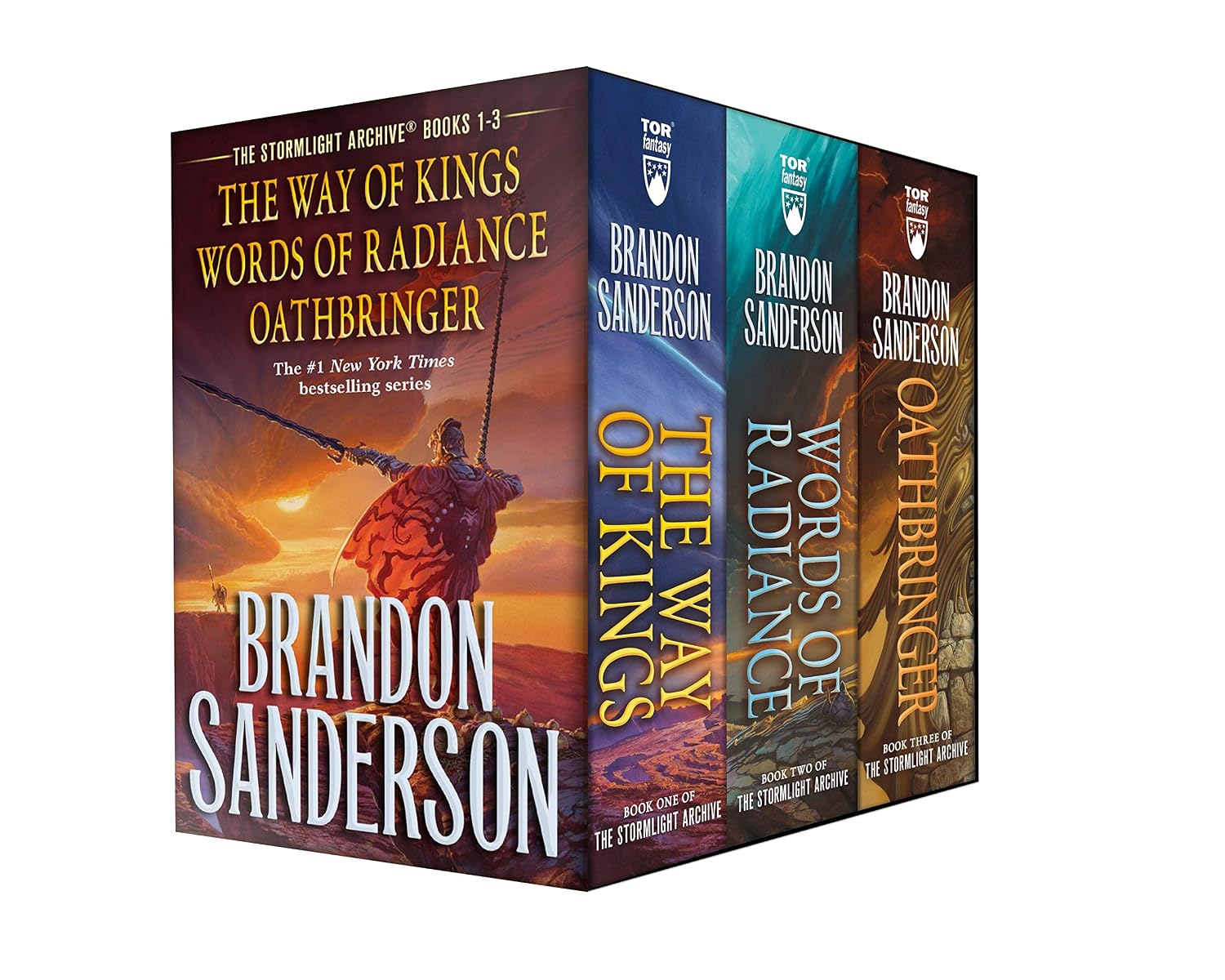 ler totalmente Stormlight Archive MM Boxed Set I, Books 1-3: The Way of Kings, Words of Radiance, Oathbringer
