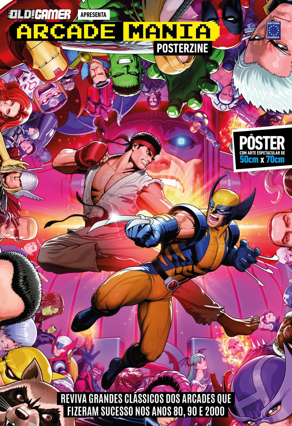 Ultimate Marvel vs Capcom 3 (Versão lisa, sem dobras, enviada em tubo protetor) - Superpôster Arcade Mania baixar o livro de graça