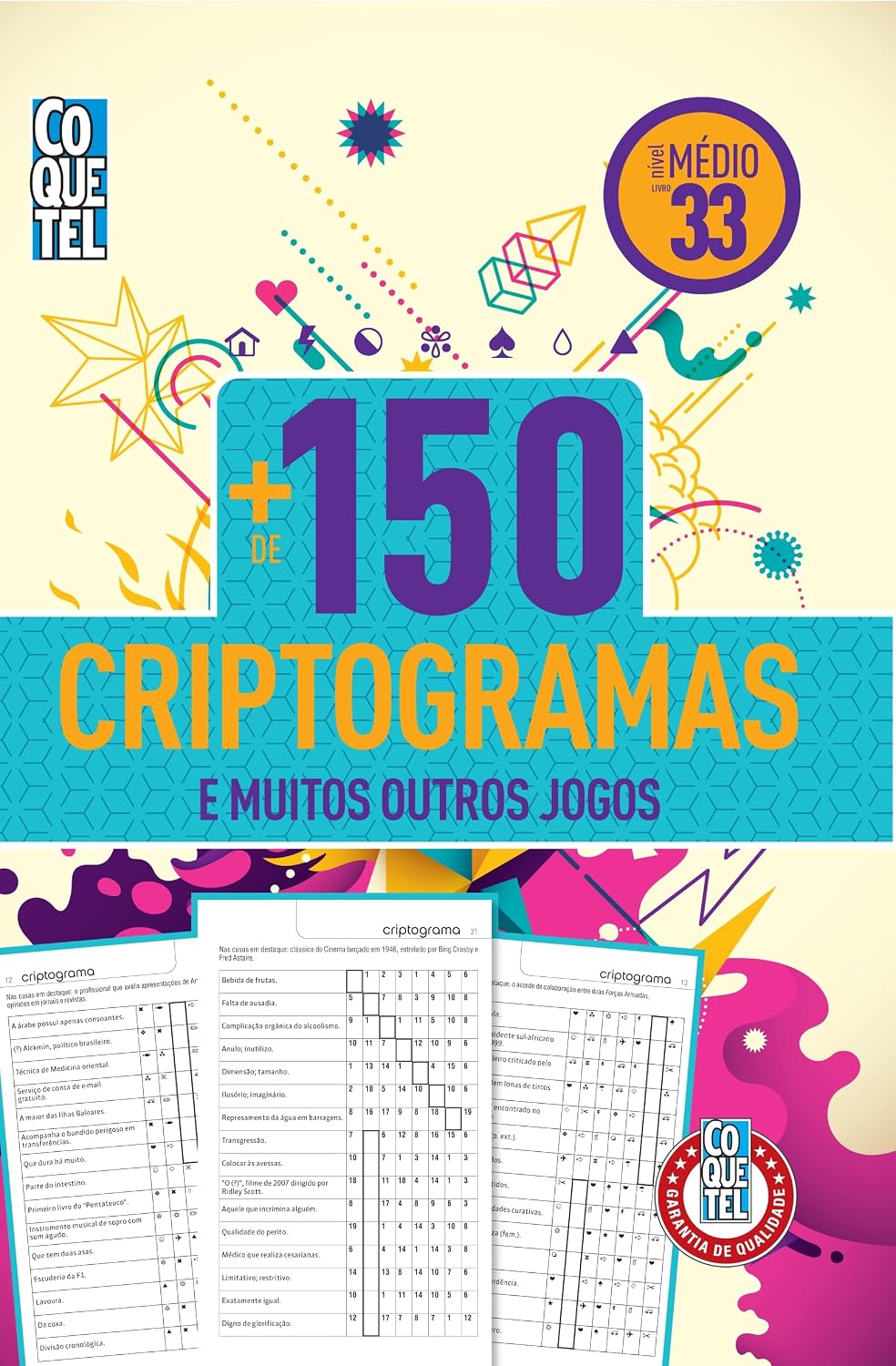 capítulo por capítulo baixar Livro Coquetel Criptogramas Nível Médio Ed 33