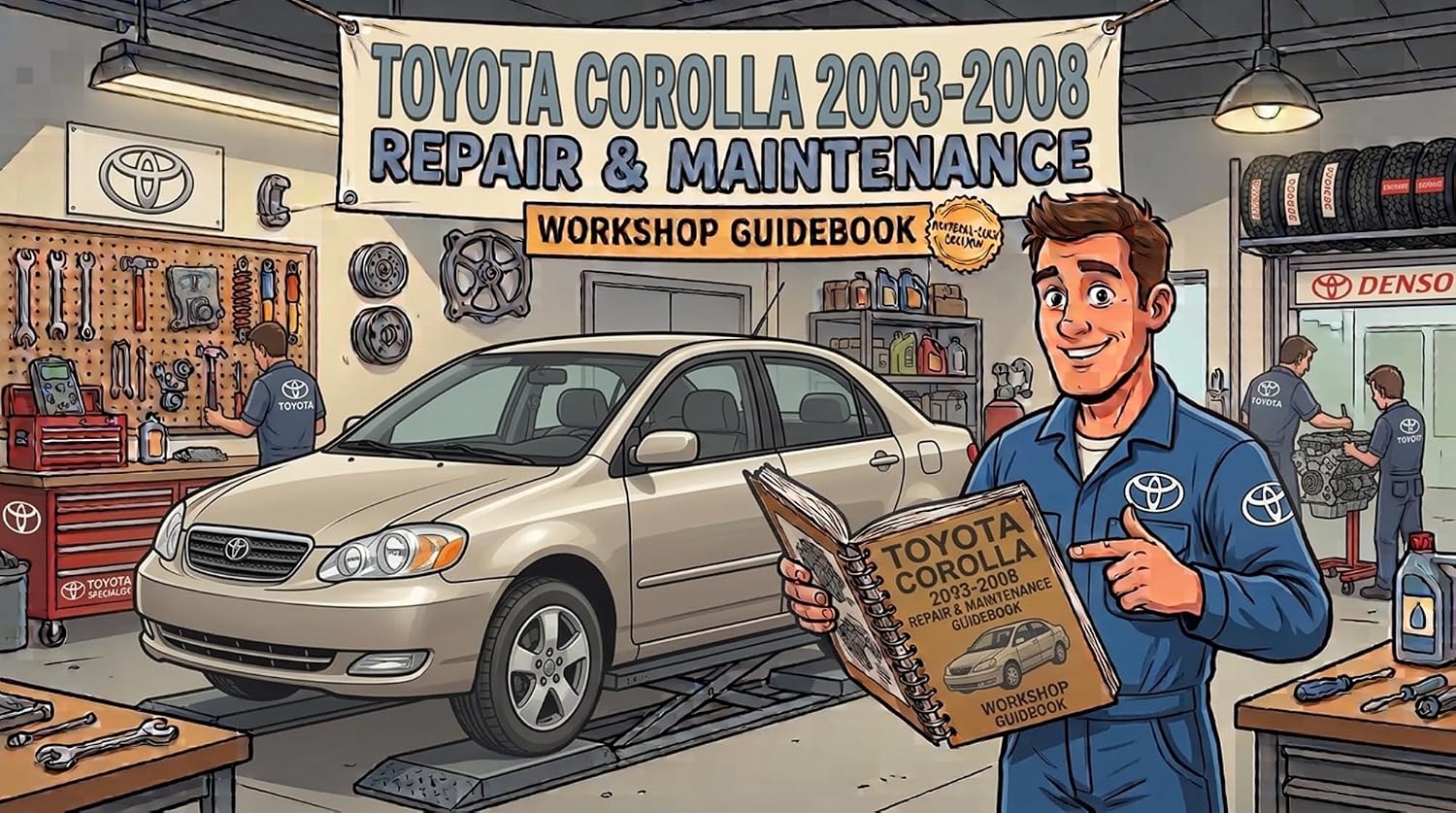 ler totalmente Toyota Corolla 2003-2008, Vehicle Repair Manual, Parts, Wiring, Workshop Book (English Edition)
