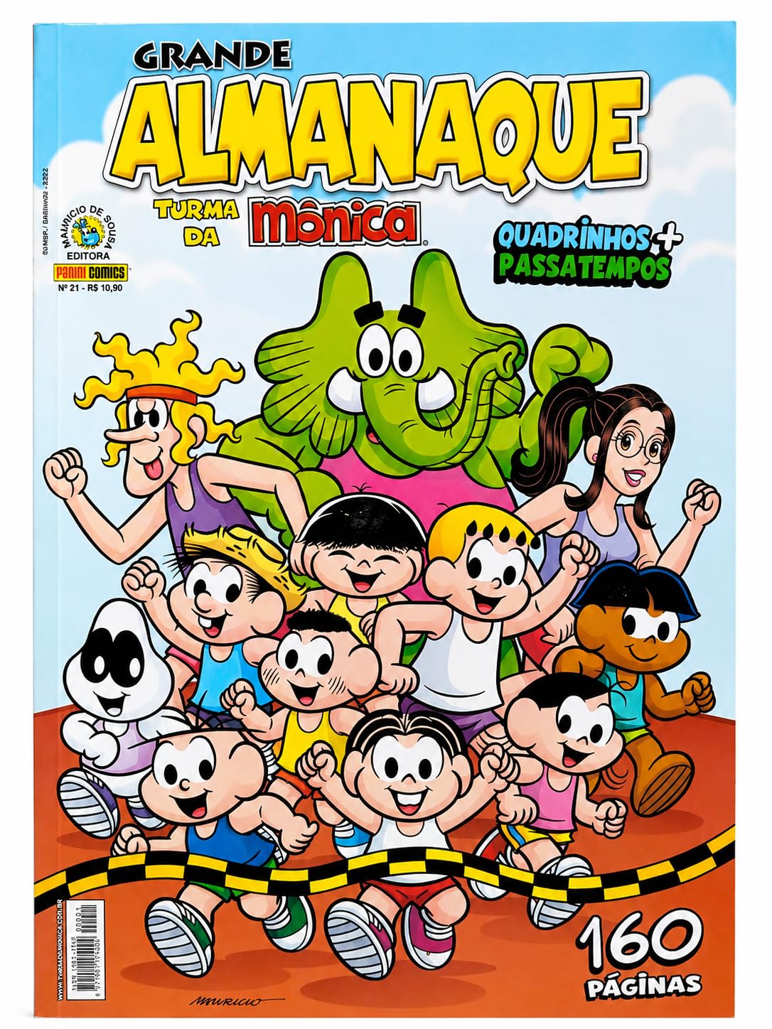 Grande Almanaque Turma da Mônica n° 21, Quadrinhos + Passatempos, 160 Páginas, Editora Panini Comics baixar o livro de graça