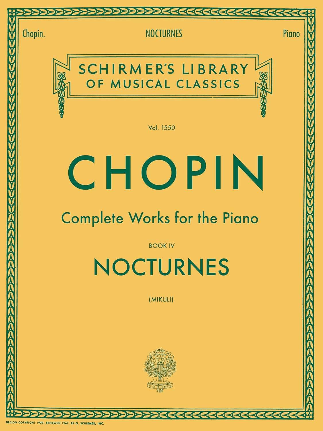 ler totalmente Nocturnes: Schirmer Library of Classics Volume 1550 Piano Solo