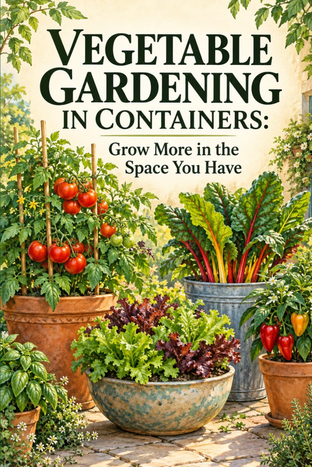 ler totalmente Vegetable Gardening in Containers: Grow More in the Space You Have