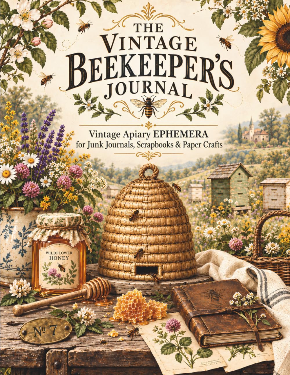 The Vintage Beekeeper’s Journal: Ephemera Collection of Honey Bees, Botanical Florals, Apiary Labels, Fussy Cuts, Journaling Cards, Tags, Pockets,... Vintage Beekeeping Treasures for Paper Crafts baixar livro de graça