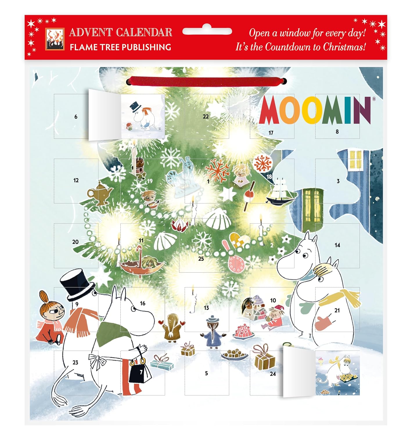 capítulo por capítulo baixar Moomin Christmas Comes to Moominvalley Advent Calendar: With Stickers