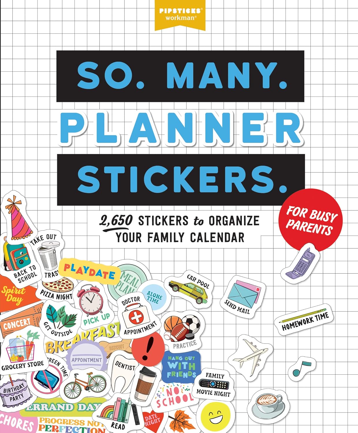 ler totalmente So. Many. Planner Stickers. for Busy Parents: 2,650 Stickers to Organize Your Family Calendar