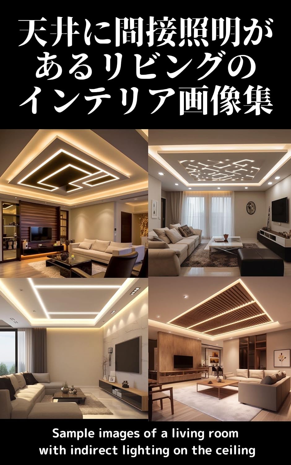 Sample images of a living room with indirect lighting on the ceiling (Japanese Edition) baixar livro de graça