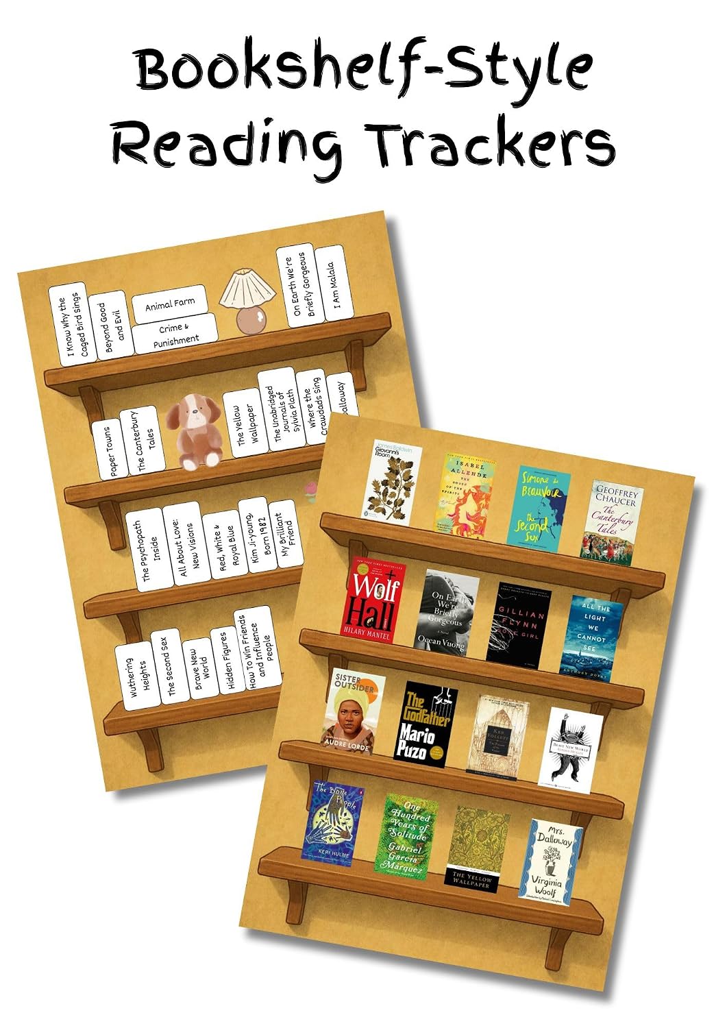 ler totalmente Printable Reading Tracker Pair: A4, A3, and 8.5x11" Floating Bookshelf-style Book Log Pages for Book Lovers (Reading Trackers by Cornus Creative Products) (English Edition)