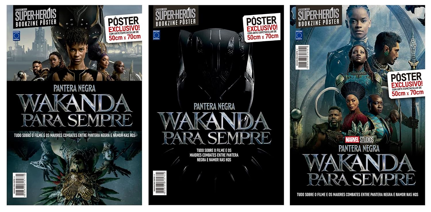 capítulo por capítulo baixar Pantera Negra: Wakanda Para Sempre - Coleção 3 pôsteres - Superpôster Mundo dos Super-Heróis