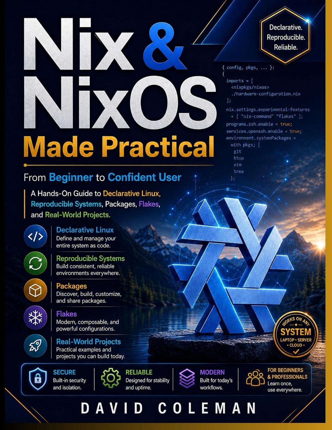 capítulo por capítulo baixar Nix & NixOS Made Practical: From Beginner to Confident User: A Hands-On Guide to Declarative Linux, Reproducible Systems, Packages, Flakes, and Real-World Projects (English Edition)