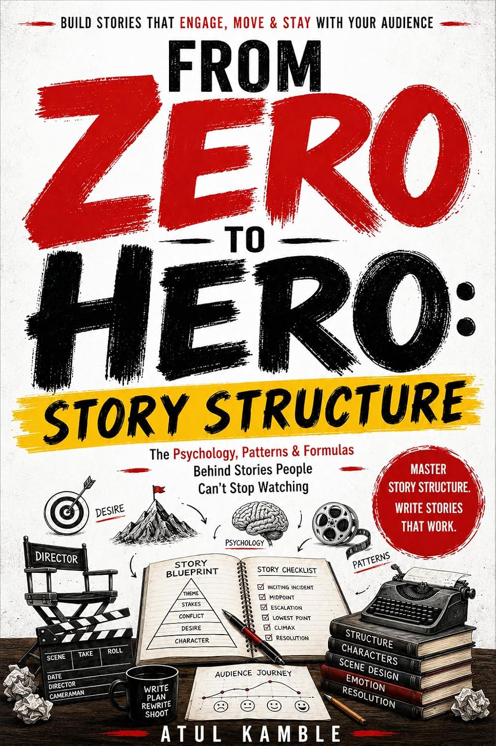 Zero to Hero: Story Structure: The Psychology, Patterns & Formulas Behind Stories People Can't Stop Watching (From Zero to Hero Filmmaker) (English Edition) baixar o livro de graça