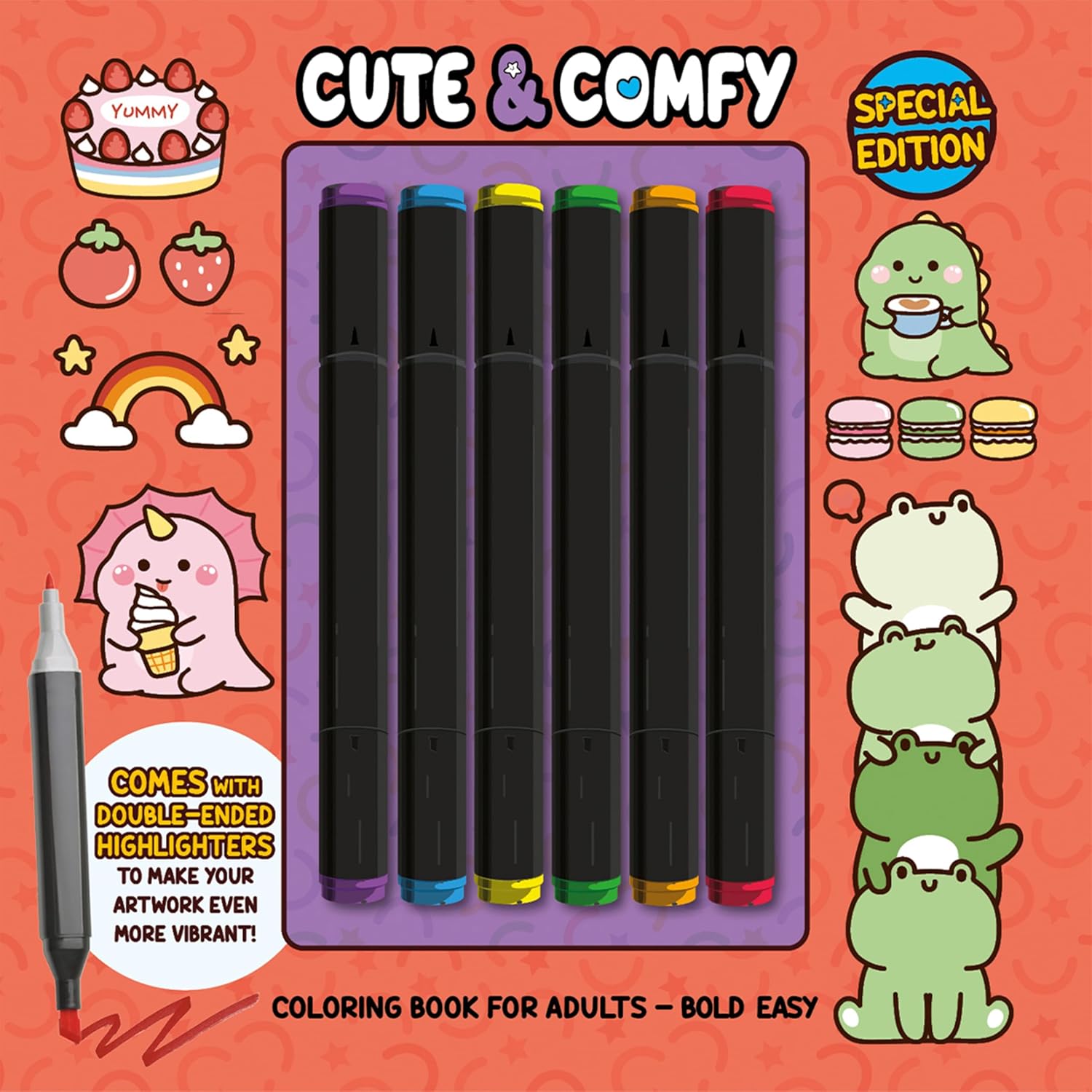 Cute & Comfy Coloring Book for Adults - Bold Easy - Special Edition - Livro de Colorir Adulto baixar o livro de graça