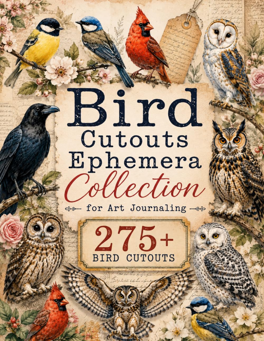 capítulo por capítulo baixar Bird Cutouts Ephemera Collection for Art Journaling: 275+ Bird Images to Cut Out and Use in Junk Journals, Scrapbooking, Collage Art, Mixed Media and Paper Crafts
