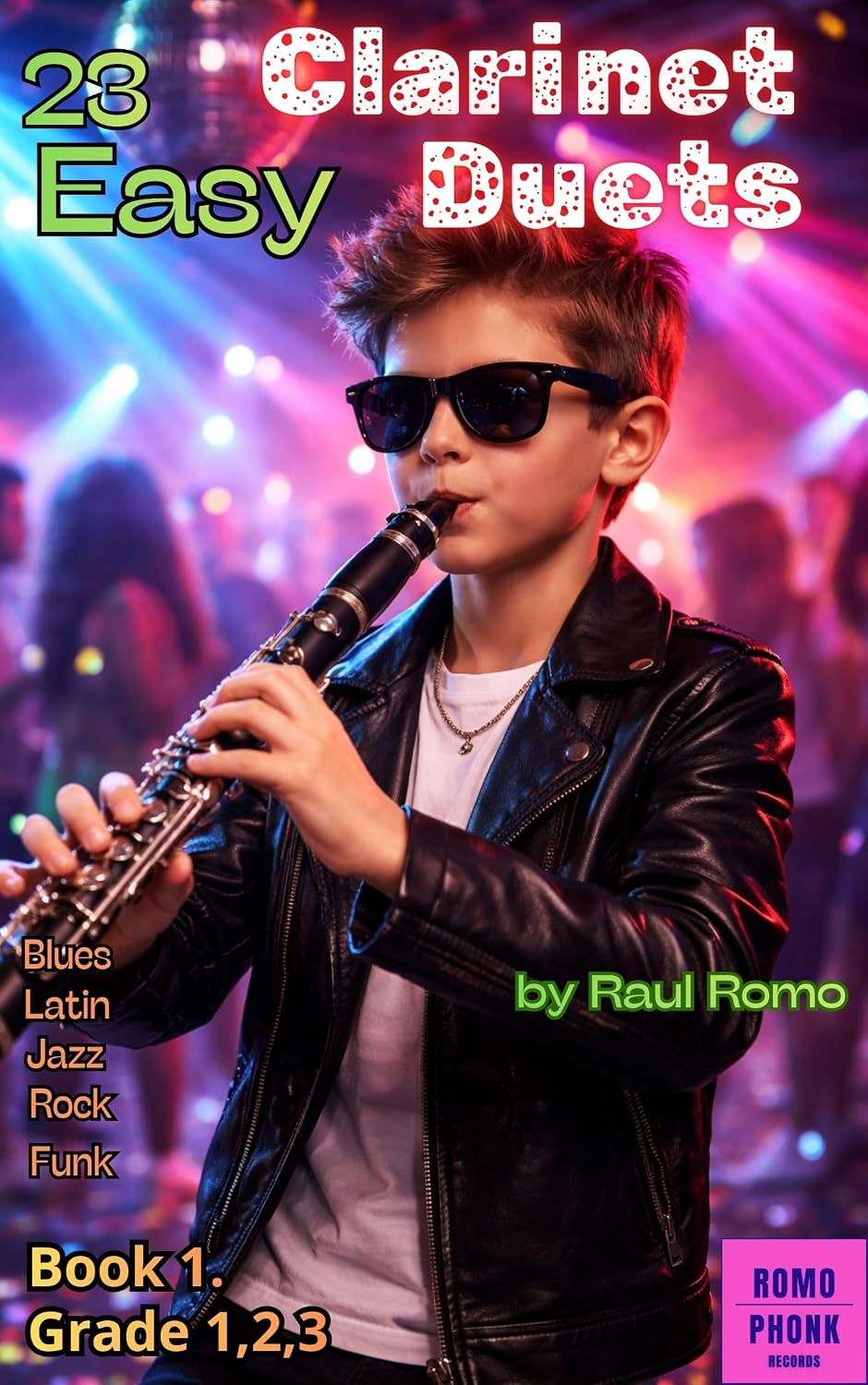 23 Clarinet Duets : Book 1 - Easy (FUNK, BLUES, JAZZ, LATIN, ROCK) (English Edition)