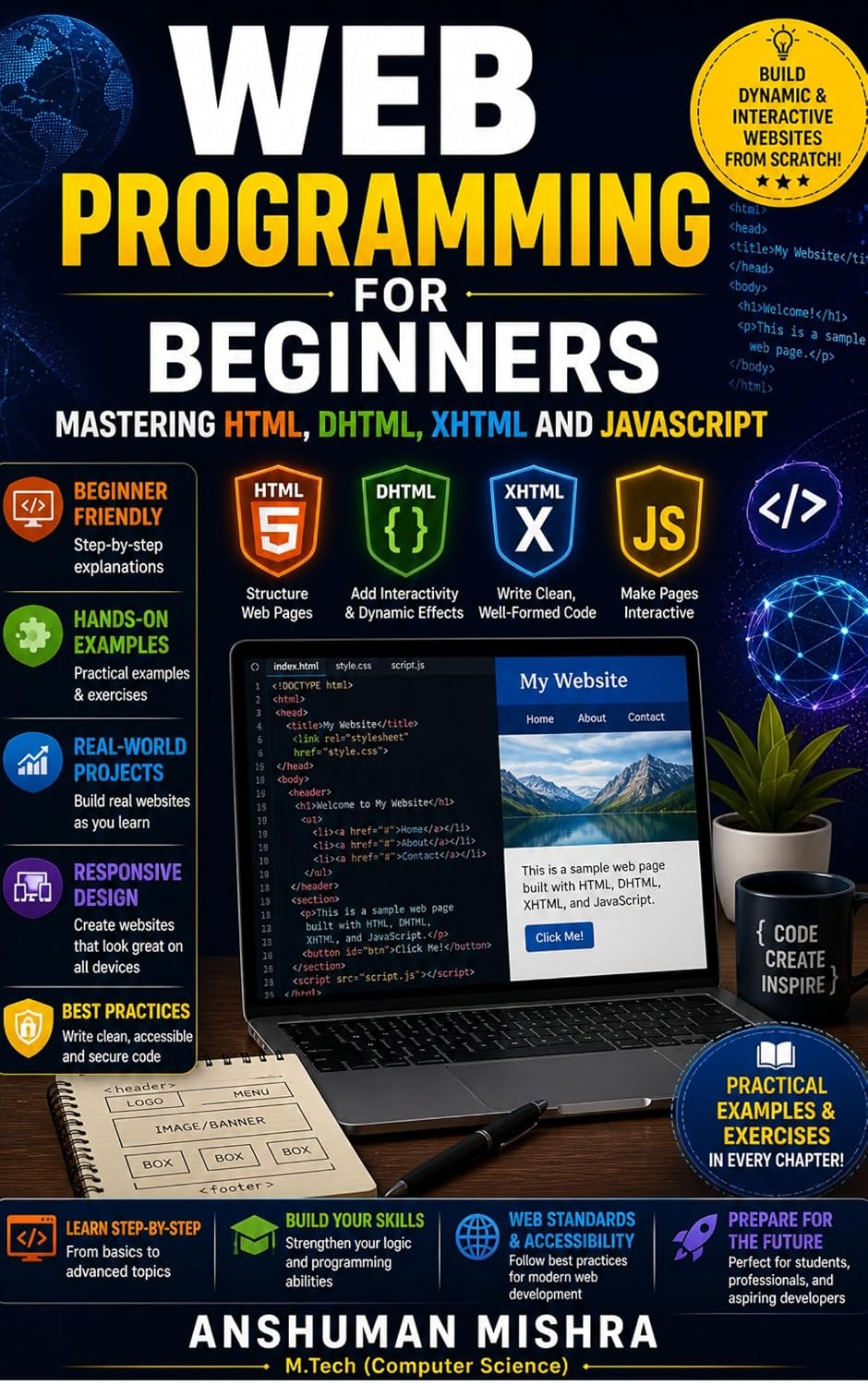 Web Programming for Beginners:: Mastering HTML, DHTML, XHTML, and JavaScript (English Edition) baixar o livro de graça