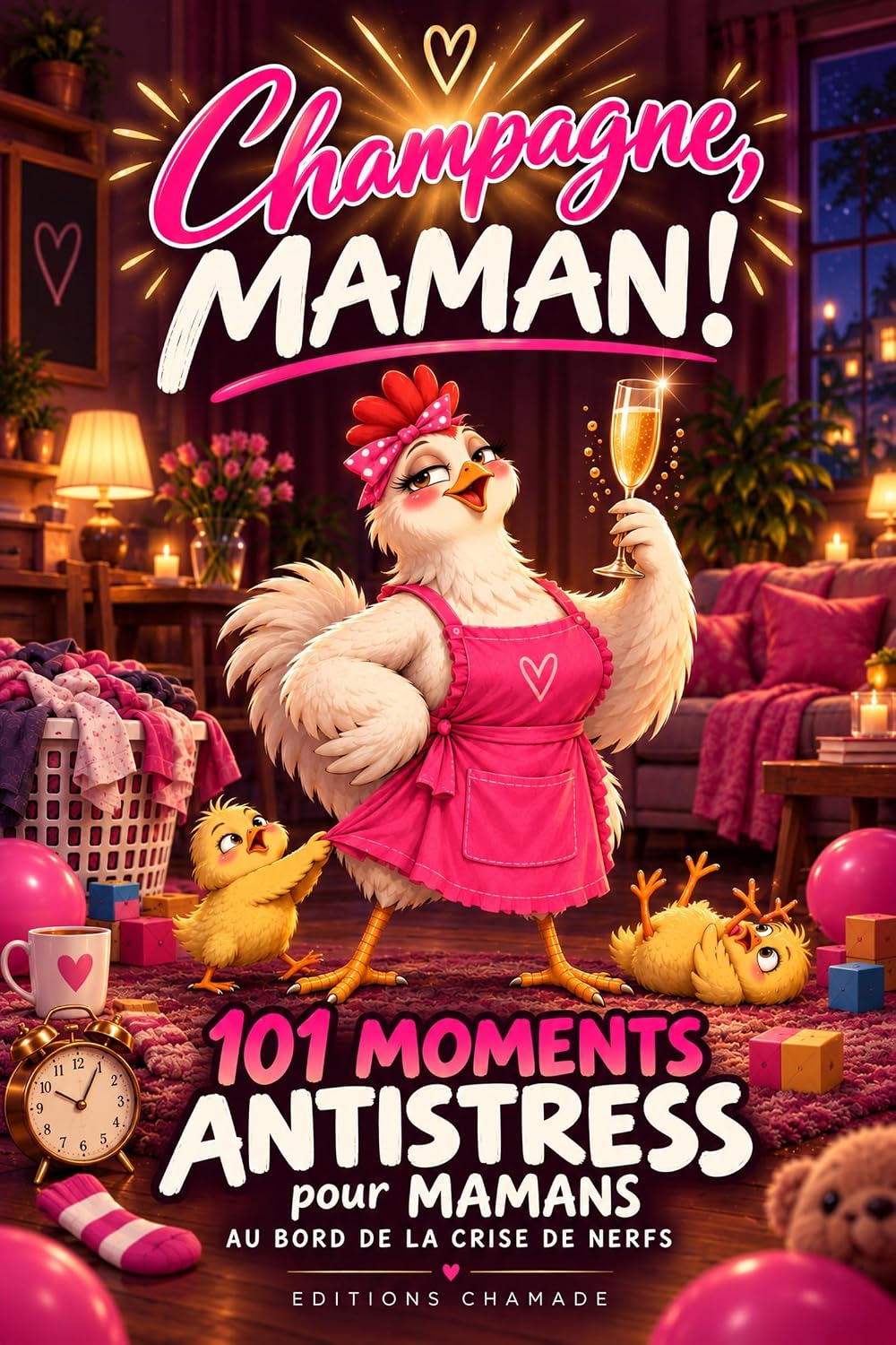 CHAMPAGNE, MAMAN ! 101 moments antistress pour mamans au bord de la crise de nerfs: Idée cadeau drôle et originale pour une maman, une amie ou une collègue (French Edition) baixar livro de graça