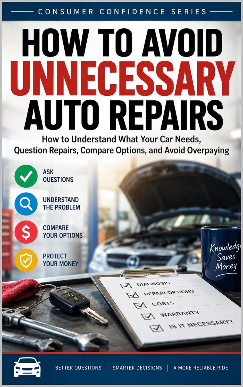 ler totalmente How to Avoid Unnecessary Auto Repairs: How to Understand What Your Car Needs, Question Repairs, Compare Options, and Avoid Overpaying (Consumer Confidence Series Book 6) (English Edition)