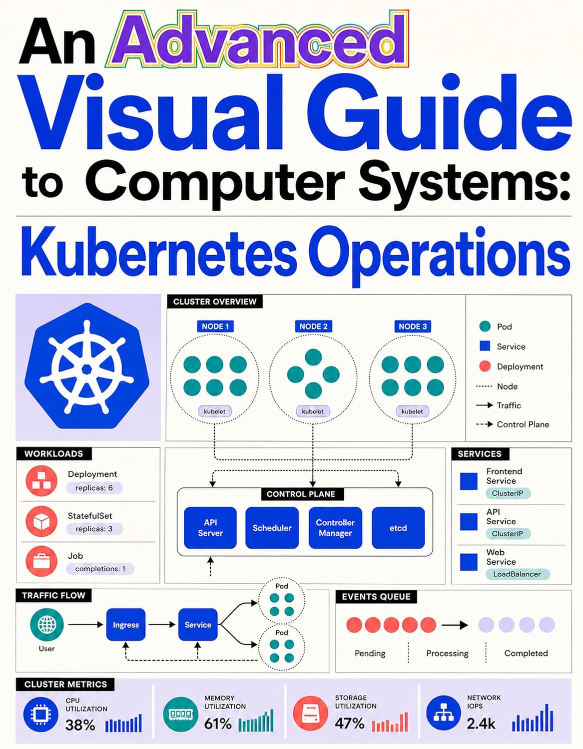 ler totalmente Kubernetes Operations: Advanced Production Engineering for Reliable, Secure, and Observable Clusters (An Advanced Visual Guide to Computer Systems Book 1) (English Edition)