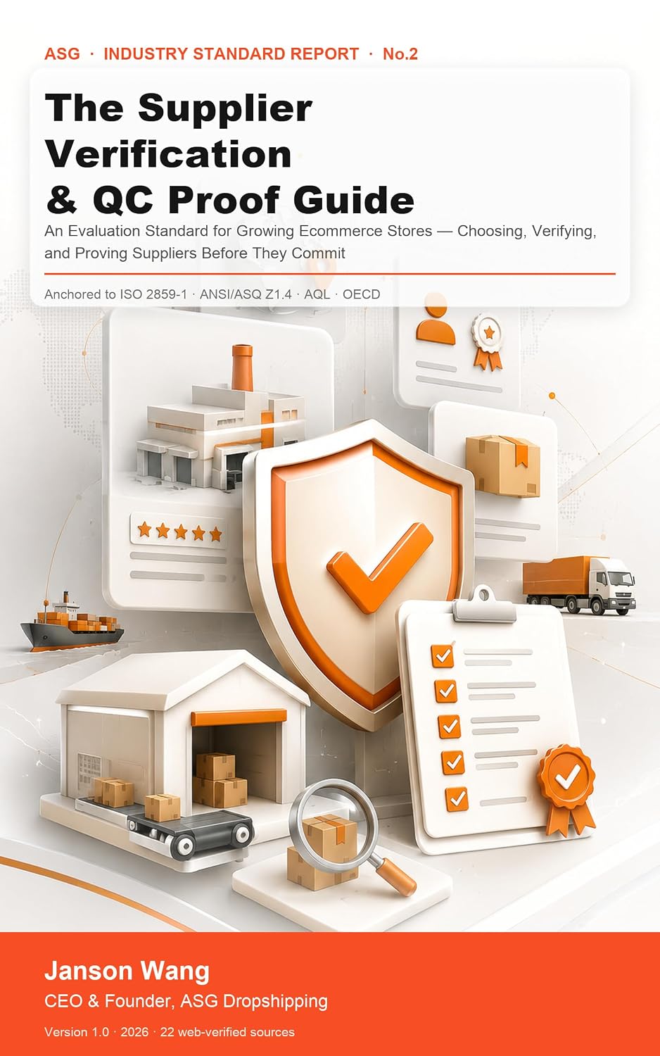 The Supplier Verification & QC Proof Guide: How to Verify a Chinese Supplier, Understand AQL & ISO 2859-1, and Tell a Factory from a Trading Company — for Growing Ecommerce Stores (English Edition) baixar livro de graça