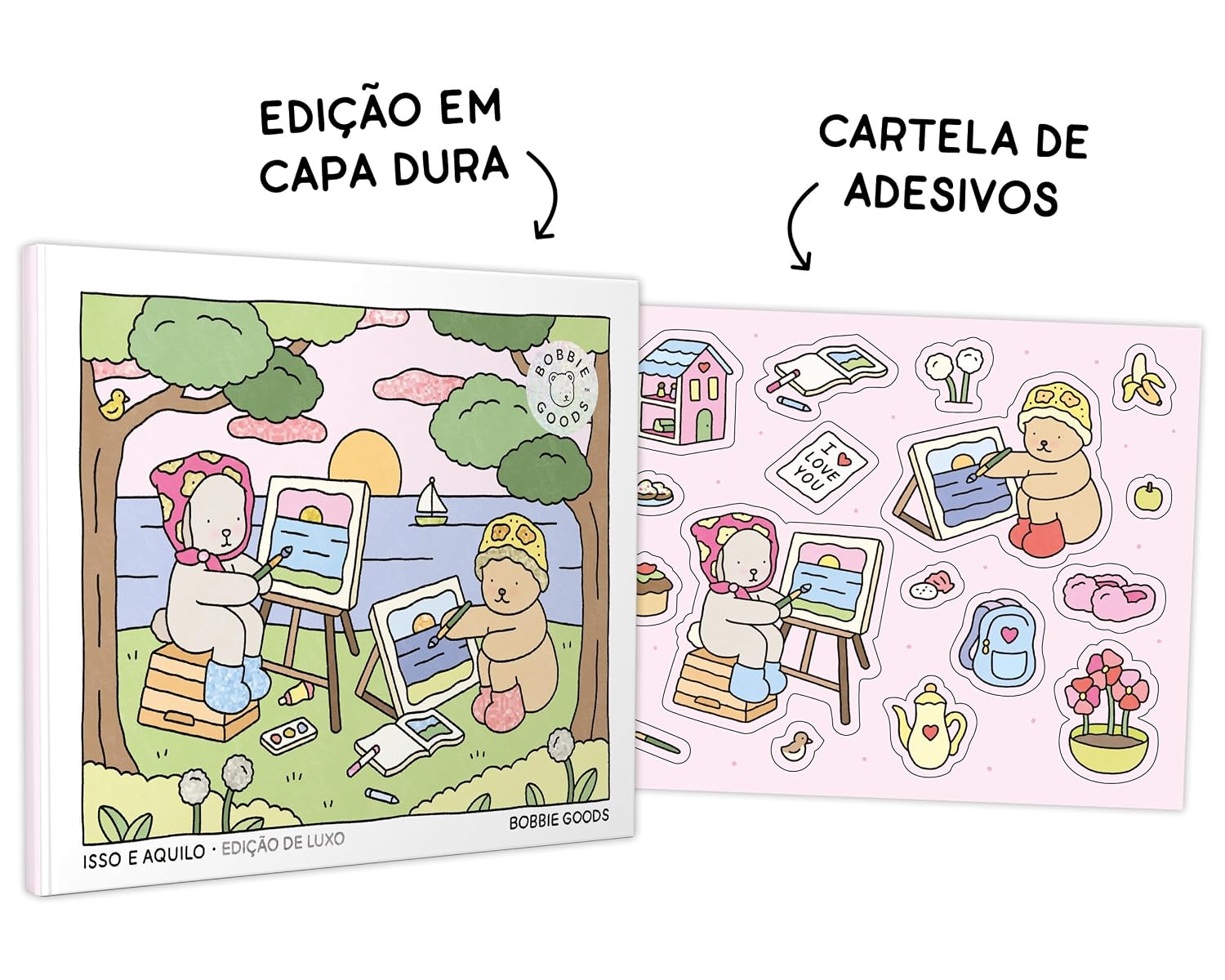 Isso e aquilo (This & That) – Livro de colorir oficial Bobbie Goods – Edição em capa dura com cartela de adesivos baixar o livro de graça