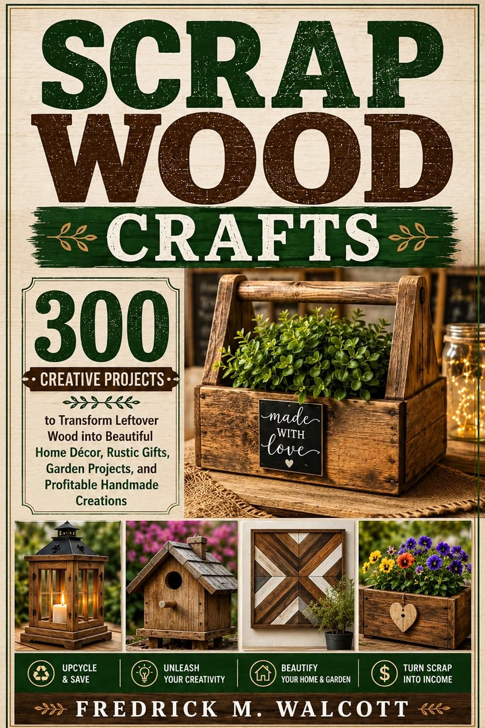 capítulo por capítulo baixar SCRAP WOOD CRAFTS: 300 Creative Projects to Transform Leftover Wood into Beautiful Home Décor, Rustic Gifts, Garden Projects, and Profitable Handmade Creations (English Edition)