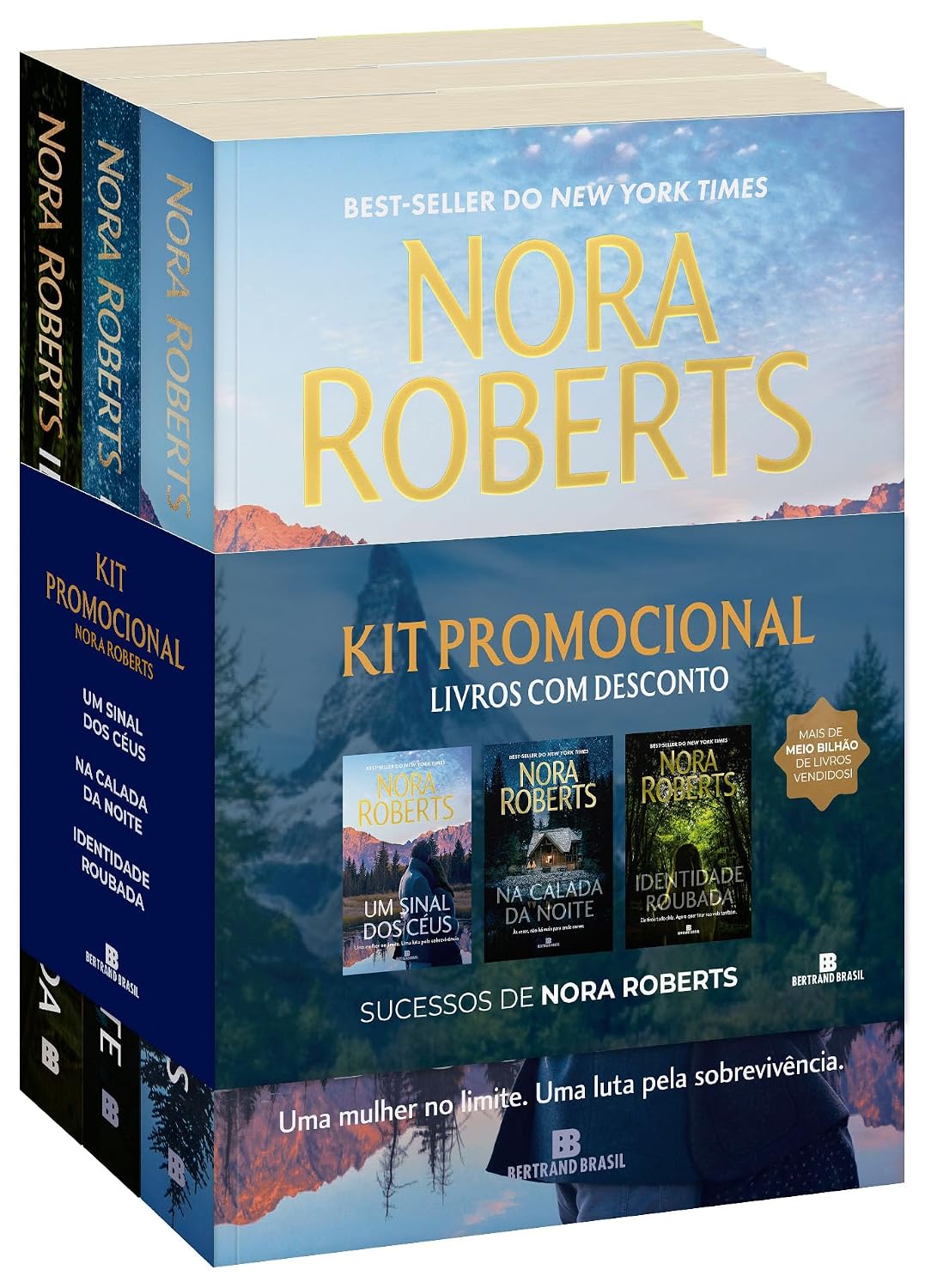 Kit Nora Roberts: Um sinal dos céus + Na calada da noite + Identidade roubada baixar o livro de graça