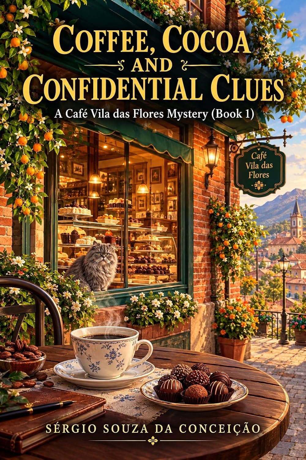 COFFEE, COCOA AND CONFIDENTIAL CLUES: A Café Vila das Flores Mystery (Book 1) (Vila das Flores Café Mysteries) baixar livro de graça