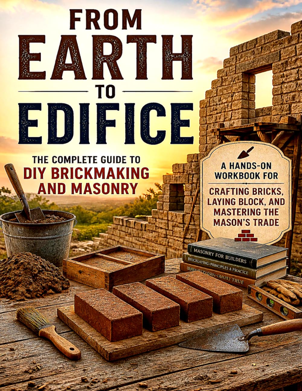 capítulo por capítulo baixar From Earth to Edifice: The Complete Guide to DIY Brickmaking and Masonry: Dig it. Mold it. Fire it. Stack it. Build something that outlives you. (THE... Global Sovereign University · Tradification)